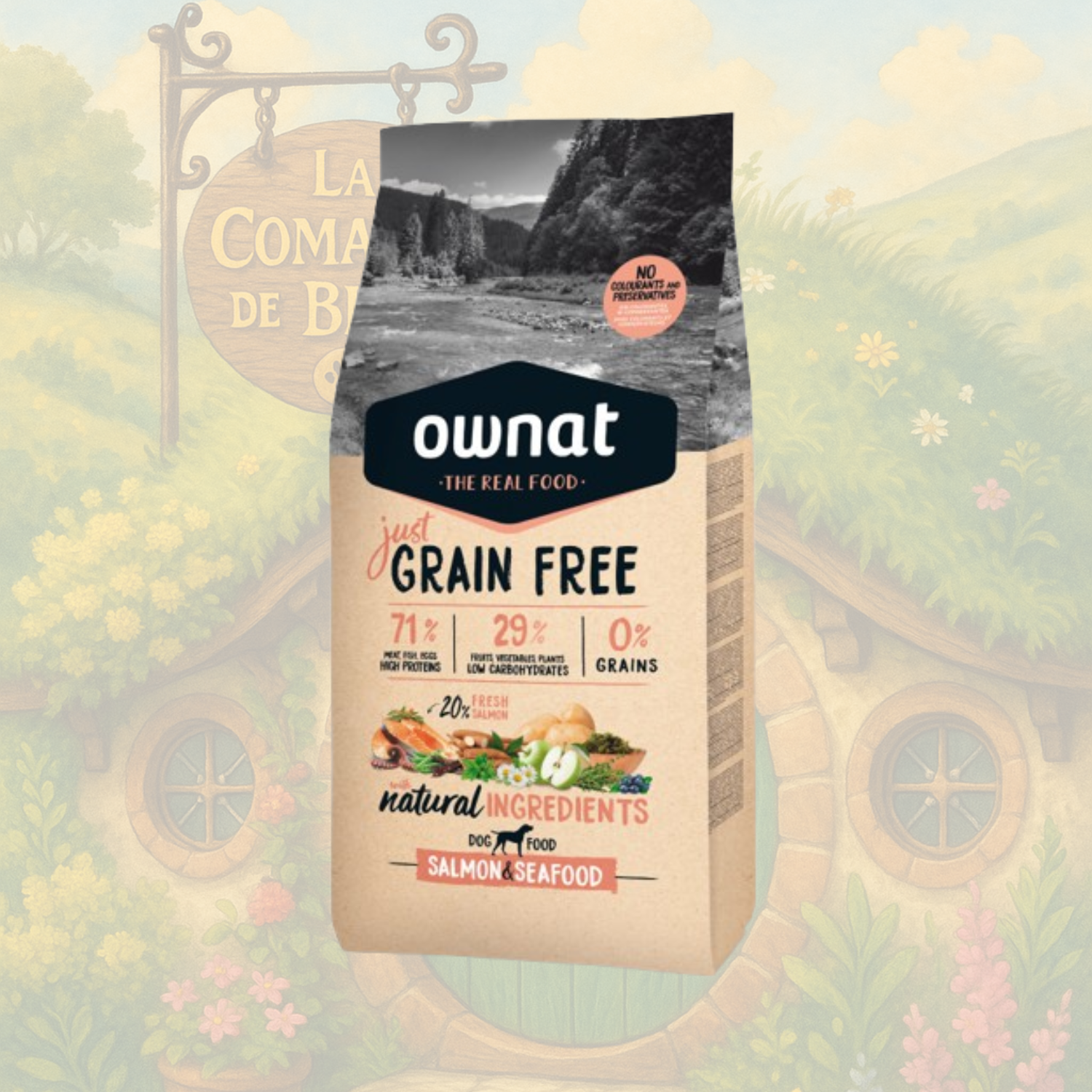 OWNAT JUST GRAIN FREE - DOG - SALMON & SEAFOOD