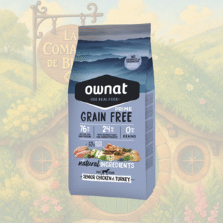OWNAT PRIME GRAIN FREE - SENIOR DOG - CHICKEN & TURKEY