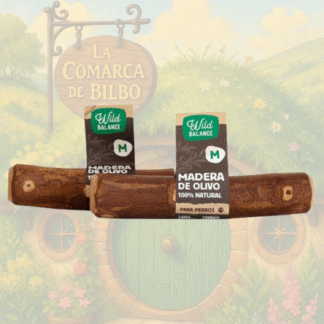 PALO DE MADERA DE OLIVO NATURAL