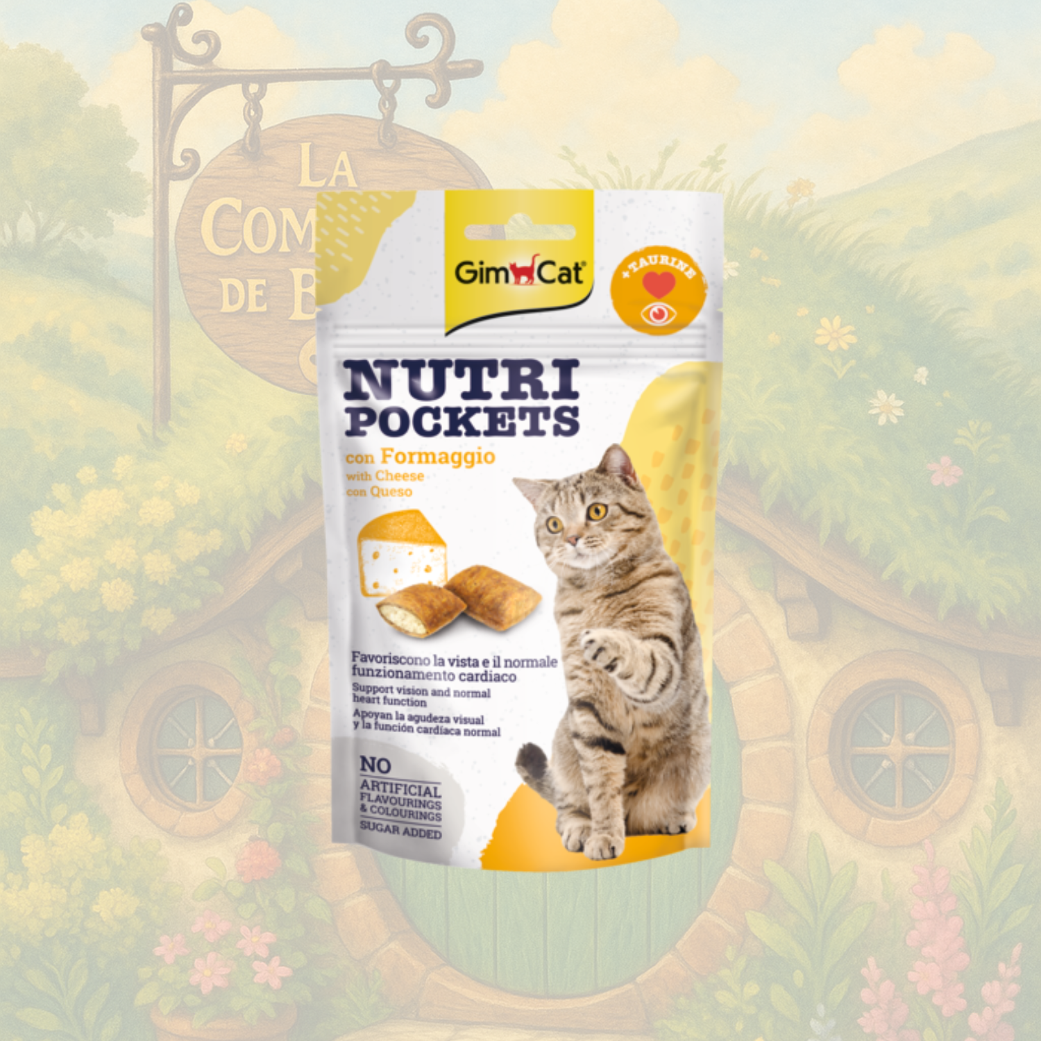 GIMCAT NUTRI POCKETS - QUESO