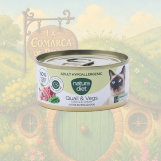 NATURA DIET - GATO - CODORNIZ Y VERDURAS
