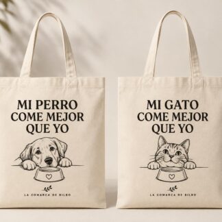 TOTE BAG - MI PEQUELUDO COME MEJOR QUE YO