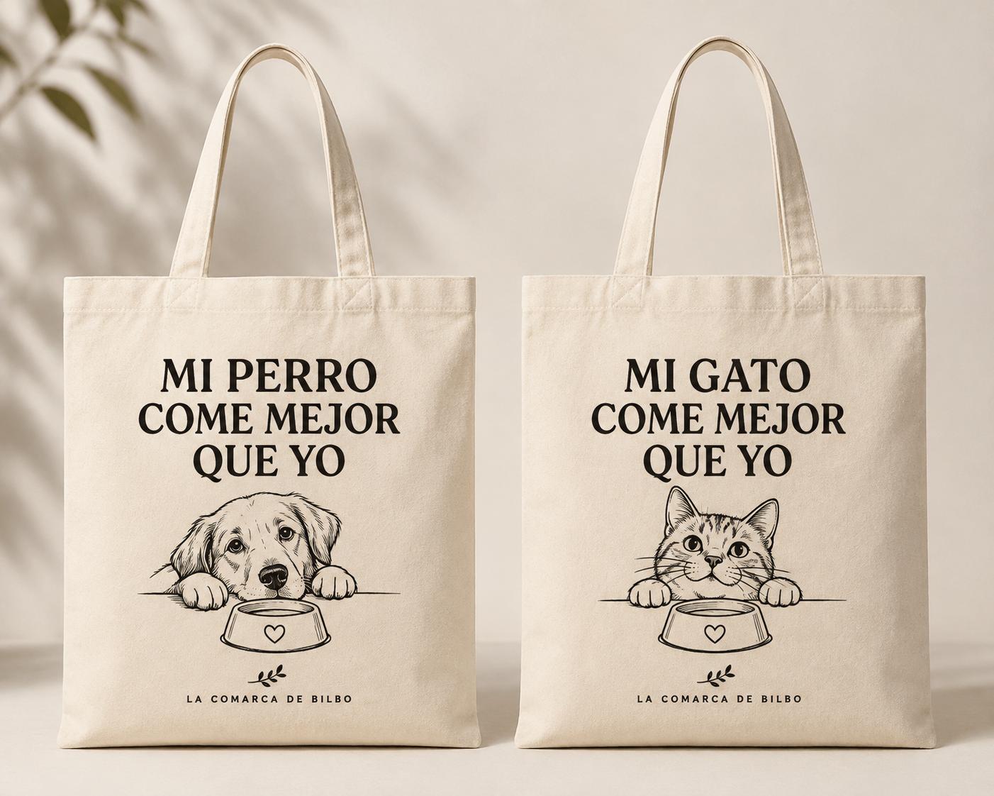 TOTE BAG - MI PEQUELUDO COME MEJOR QUE YO
