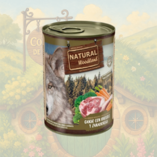 NATURAL WOODLAND - GANSO CON BROCOLI Y ZANAHORIA DOG